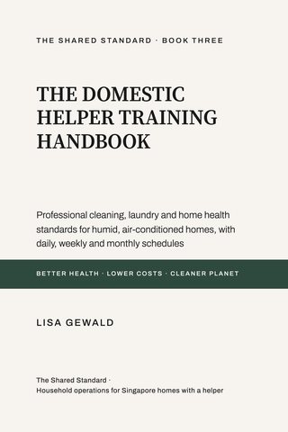 The Domestic Helper Training Handbook, front cover